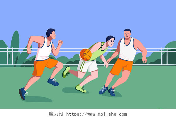 运动元素打篮球打篮球的男孩运动人物元素